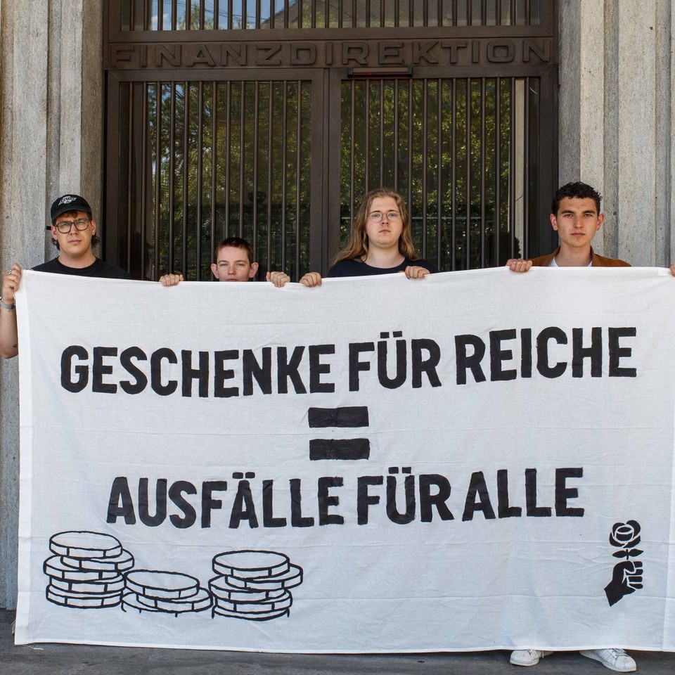 Referendum gegen Steuergeschenke für Konzerne & Reiche